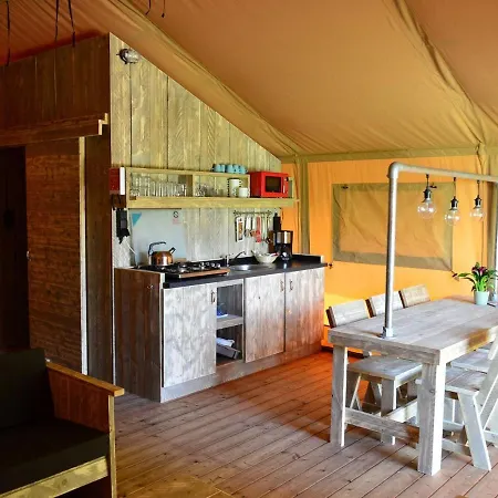 Tent With Kitchen And Shower, Near The Luxury tent
